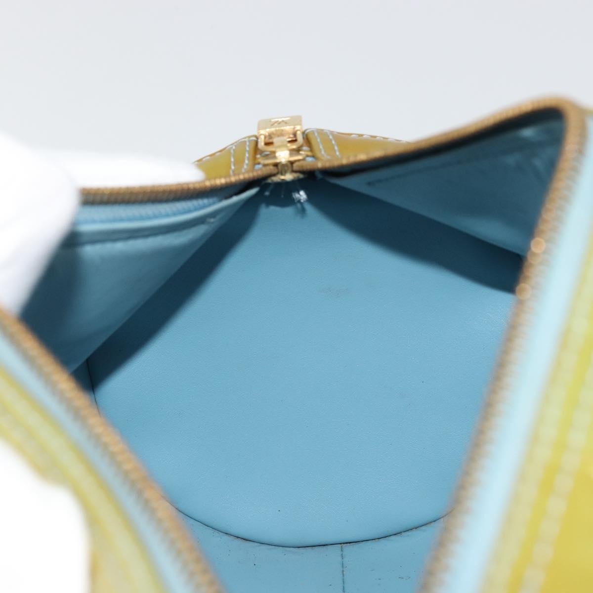 Louis Vuitton Bedford Handbag Monogram Vernis, Green, Patent Leather, Handbag