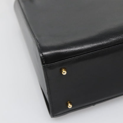 Valentino Garavani Vintage shoulder bag Leather, BLACK, LEATHER, Shoulder bag