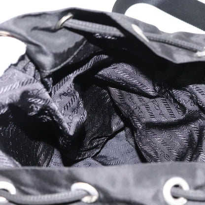 Prada Front Pocket Backpack Tessuto, BLACK, NYLON, Backpack