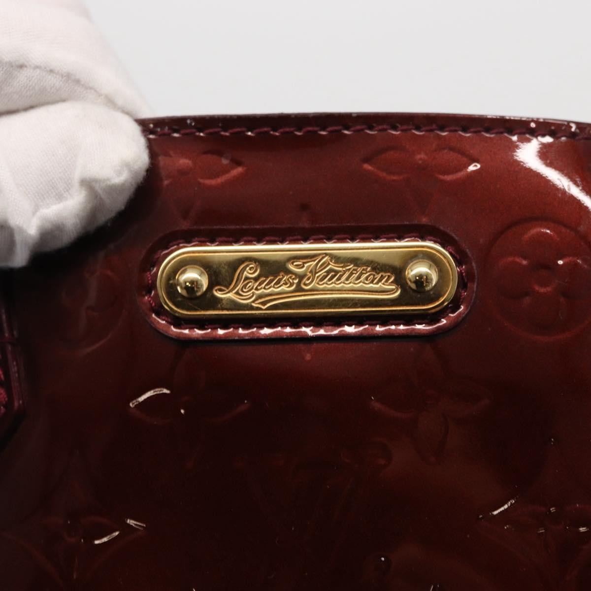 Louis Vuitton Wilshire Handbag Monogram Vernis, RED, PATENT_LEATHER, Tote bag
