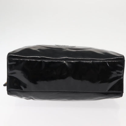Chanel Coco Mark Patent Leather, BLACK, PATENT_LEATHER, Shoulder bag