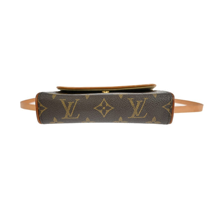 Louis Vuitton Florentine Pochette Monogram Canvas, Brown, Canvas, Crossbody Bag
