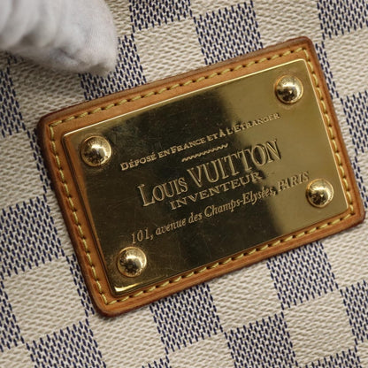 Louis Vuitton Galliera Handbag Damier, BEIGE, CANVAS, Shoulder bag