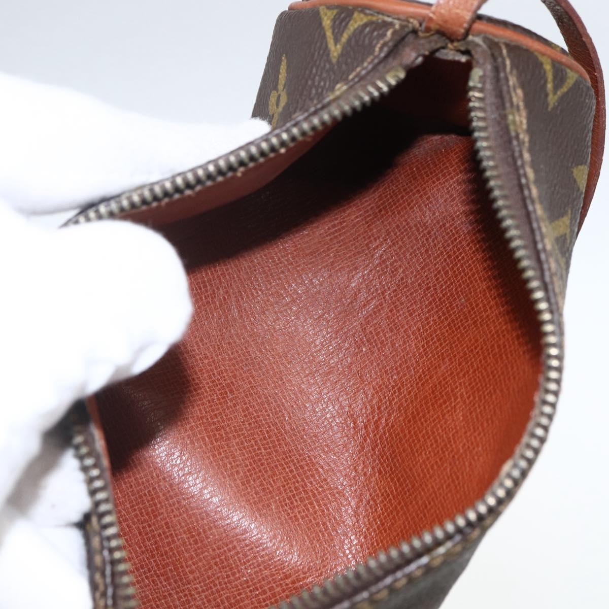 Louis Vuitton Papillon Pochette Monogram Canvas, BROWN, CANVAS, Clutche & pouche