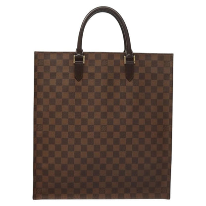Louis Vuitton Sac Plat Bag Damier, BROWN, CANVAS, Handbag
