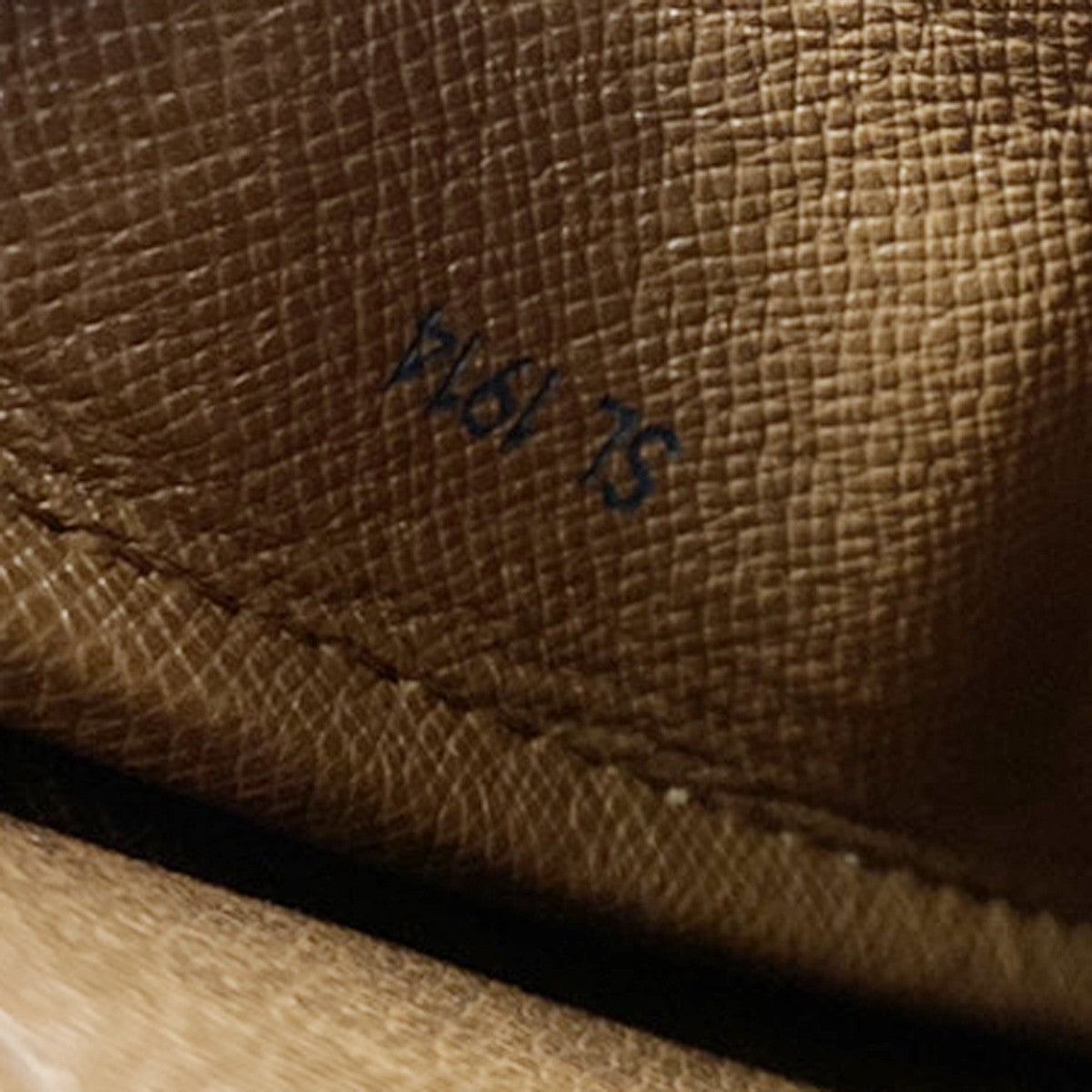 Louis Vuitton Cartouchiere Handbag Monogram Canvas, BROWN, LEATHER, Shoulder bag