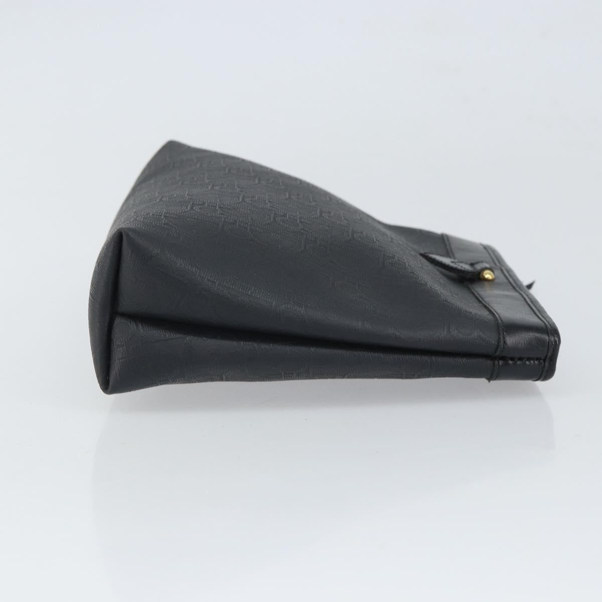 Christian Dior Trotter pouch Canvas, Black, Canvas, Clutch