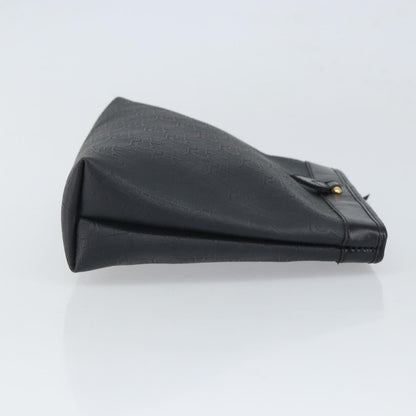 Christian Dior Trotter pouch Canvas, Black, Canvas, Clutch