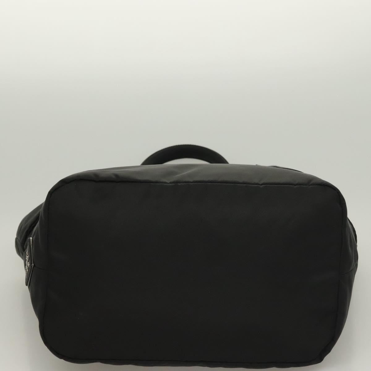 Prada Convertible Double Tote Tessuto, BLACK, NYLON, Handbag