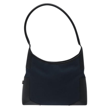 Salvatore Ferragamo Vintage Shoulder Bag Canvas, Navy, Canvas, Shoulder Bag
