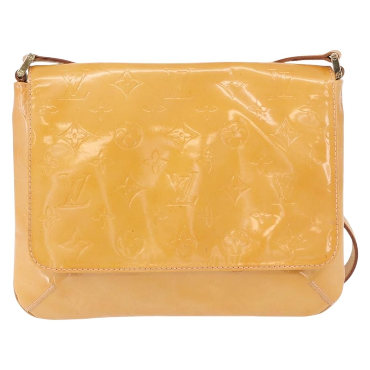 Louis Vuitton Thompson Street Handbag Monogram Vernis, BEIGE, PATENT_LEATHER, Shoulder bag