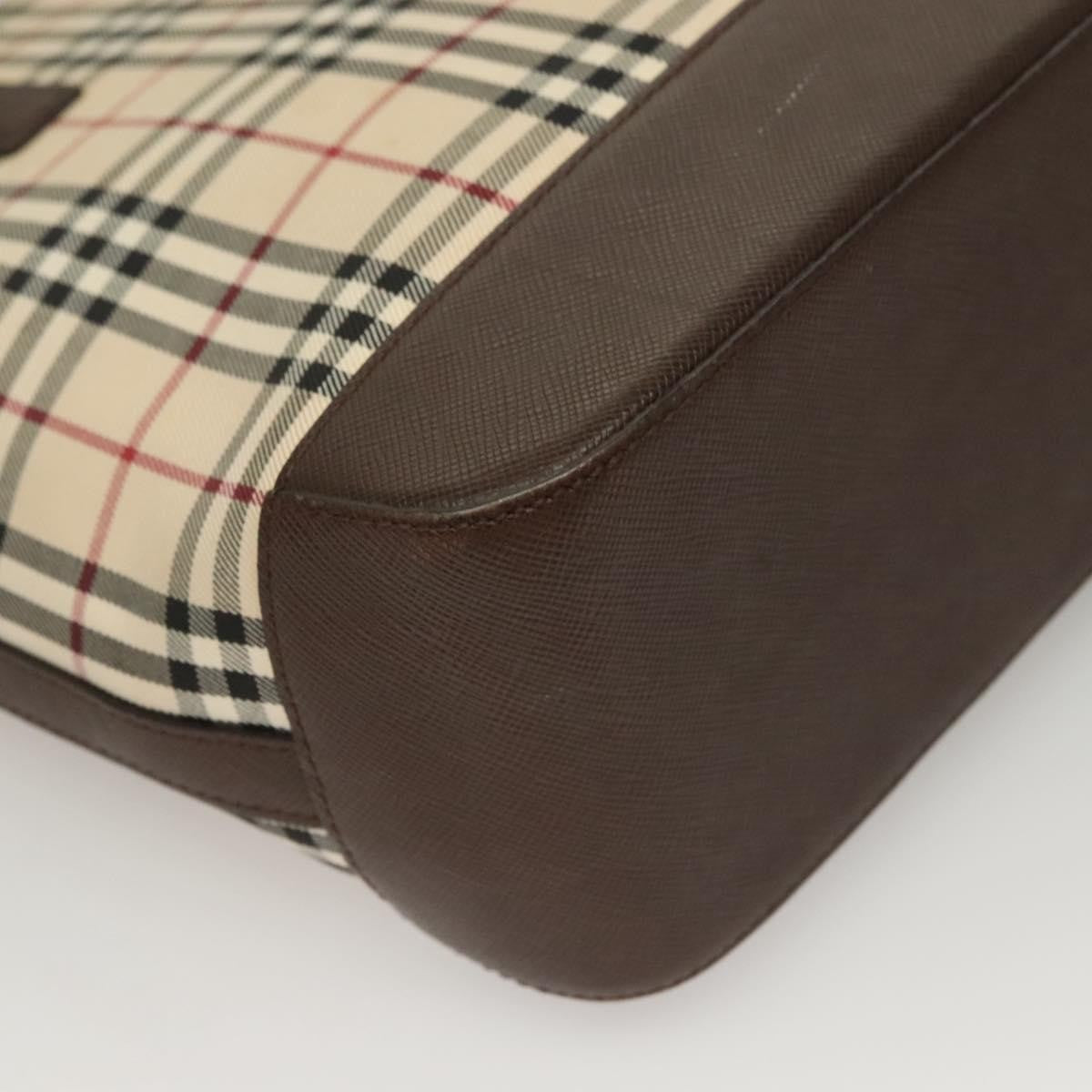 Burberry Nova Check Tote canvas check pattern, BEIGE, CANVAS, Tote bag