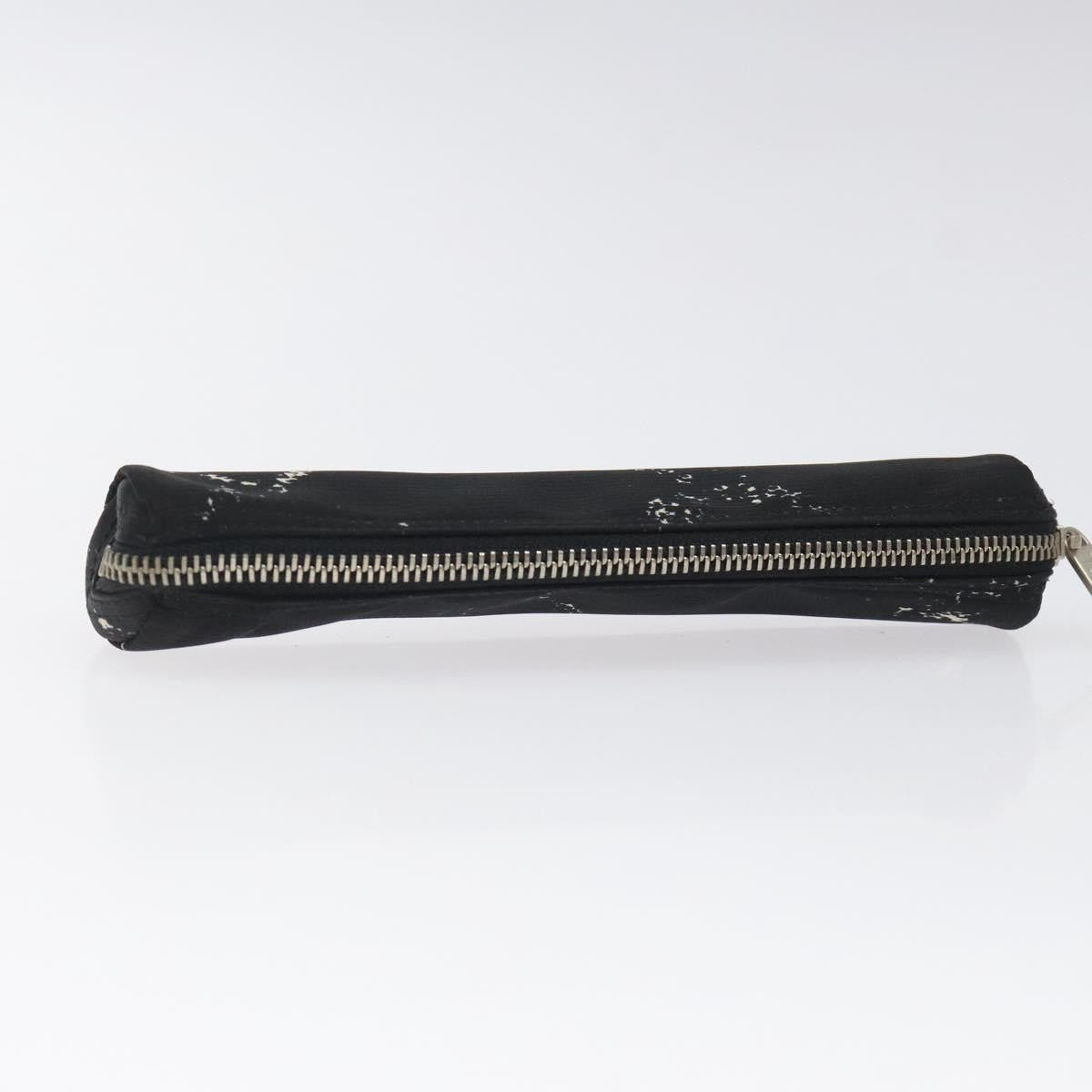 Chanel Travel Line Pen Case Nylon, BLACK, NYLON, Wallets