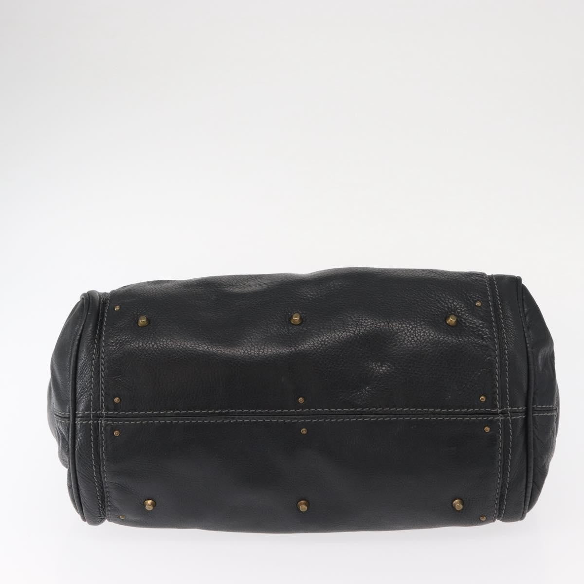 Chloe Pure Paddington Satchel Leather, BLACK, LEATHER, Handbag