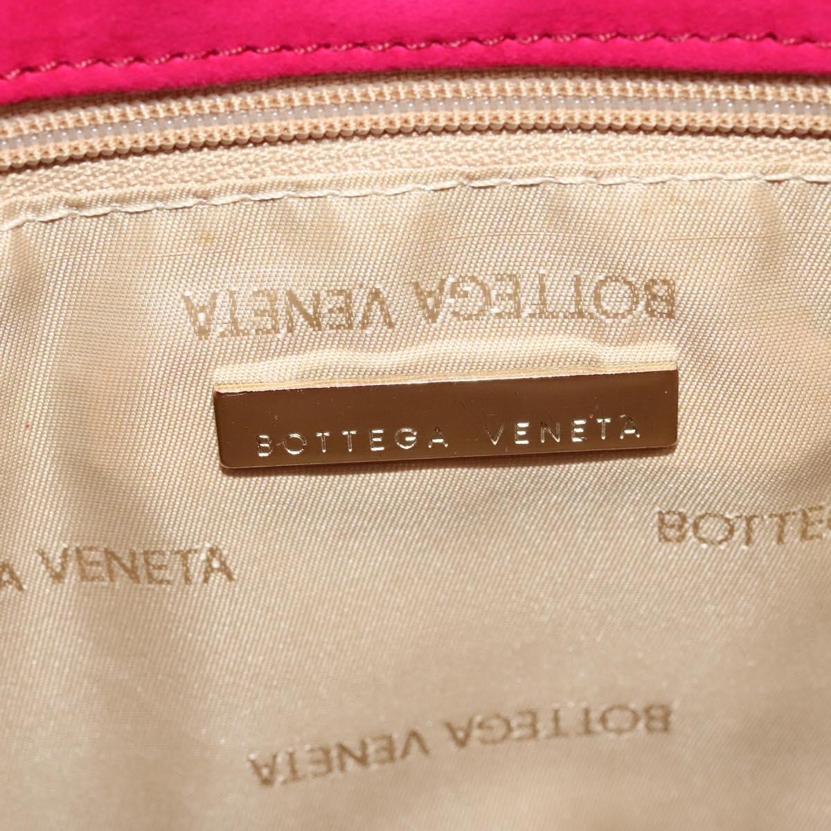 Bottega Veneta Vintage Shoulder Bag Suede, PINK, SUEDE, Shoulder bag