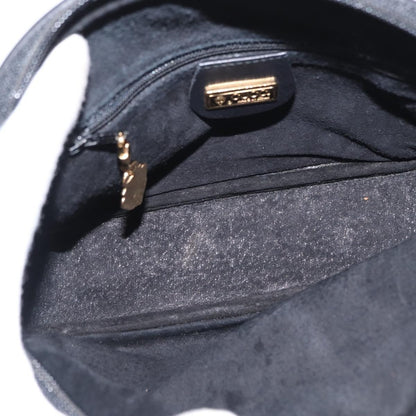 Gucci Vintage Shoulder Bag Leather, BLACK, LEATHER, Shoulder bag