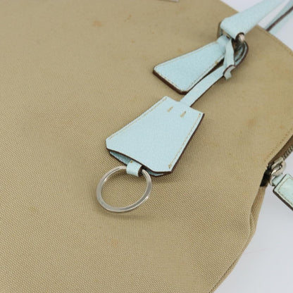 Prada Vintage Handbag Canvas, BEIGE, CANVAS, Handbag
