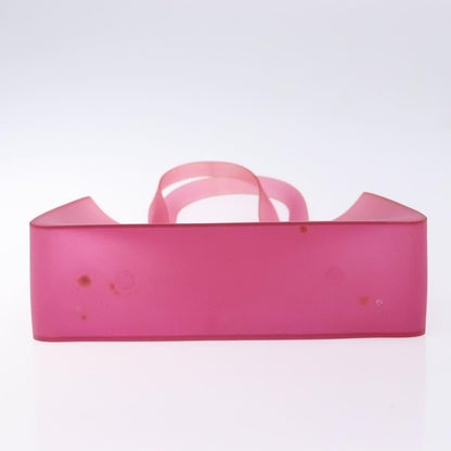 Chanel Logo Tote bag Rubber, PINK, RUBBER, Tote bag