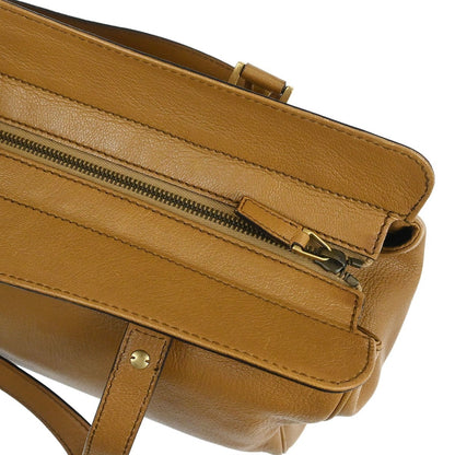 Gucci Blondie Satchel Leather, BROWN, LEATHER, Handbag
