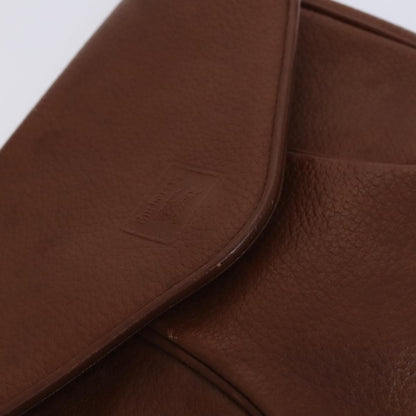 Burberry Flap Shoulder Bag Leather, BROWN, LEATHER, Shoulder bag