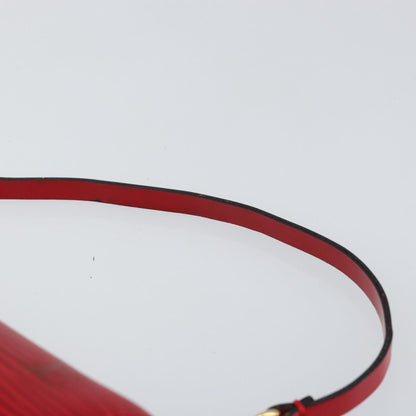 Louis Vuitton Soufflot Pochette Epi Leather, RED, LEATHER, Clutche & pouche