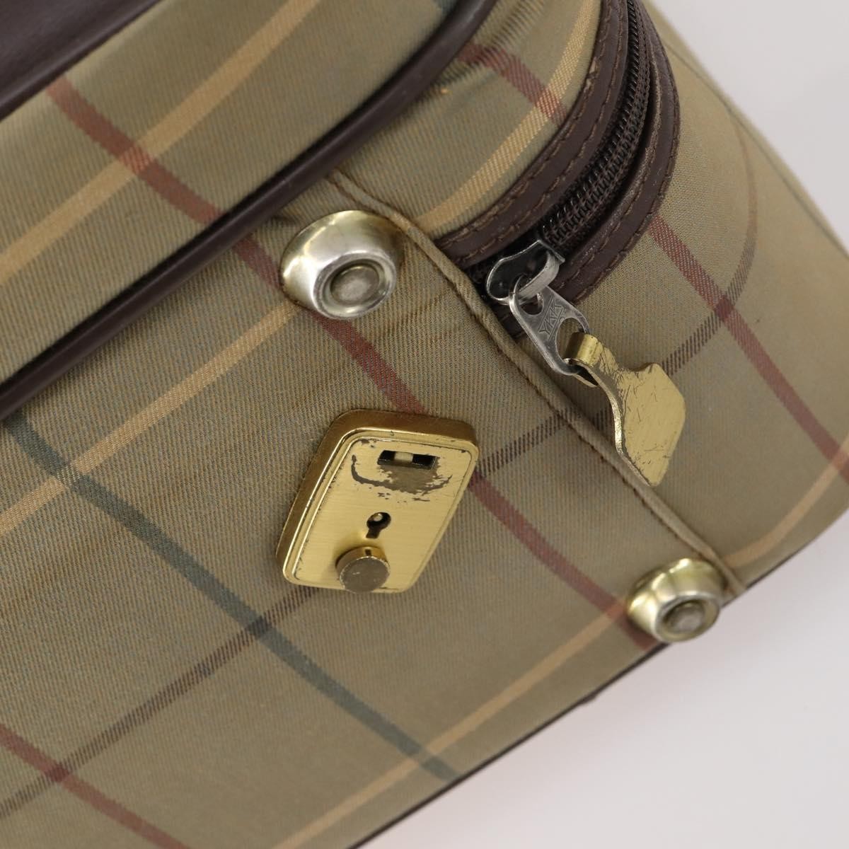 Burberry Nova check boston bag Canvas, BEIGE, CANVAS, Travel bag