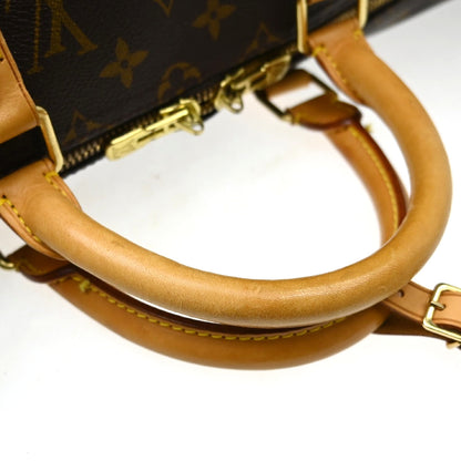 Louis Vuitton Keepall Bandouliere Bag Monogram Canvas, Brown, Canvas, Travel Bag