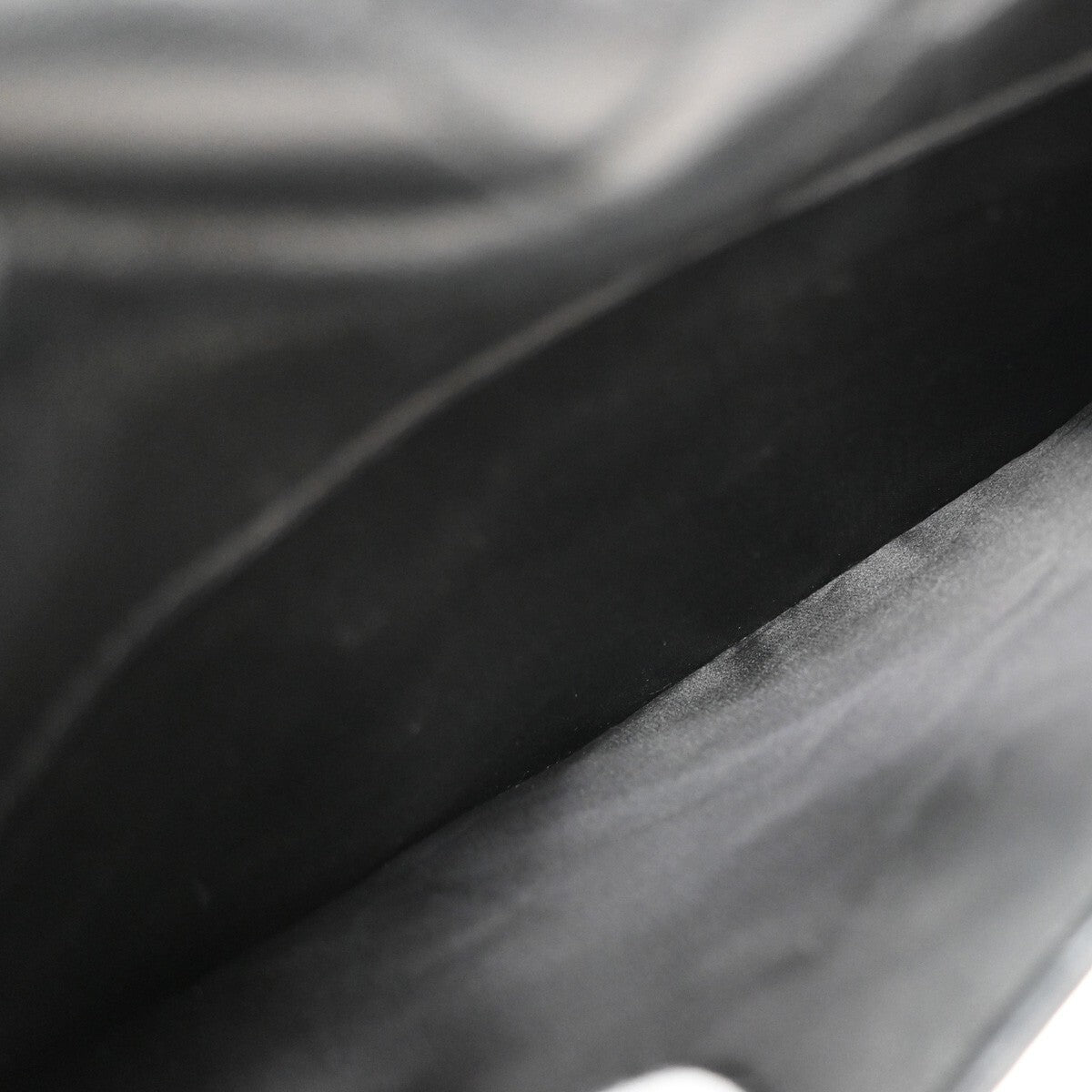 Chanel Vintage CC Chain Full Flap Bag Quilted Leather, BLACK, LEATHER, Shoulder bag