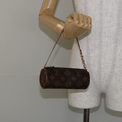 Louis Vuitton Papillon Pochette Monogram Canvas, BROWN, CANVAS, Clutche & pouche