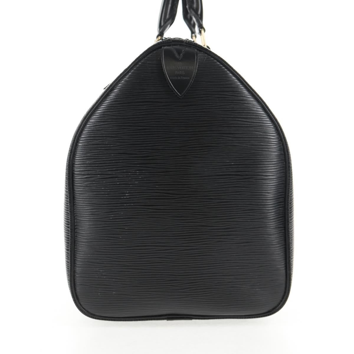Louis Vuitton Speedy Handbag Epi Leather, BLACK, LEATHER, Handbag
