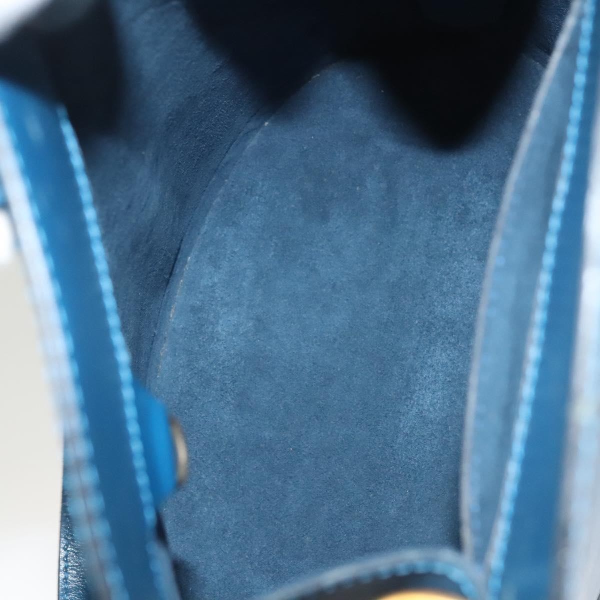 Louis Vuitton Cluny Shoulder Bag Epi Leather, BLUE, LEATHER, Shoulder bag