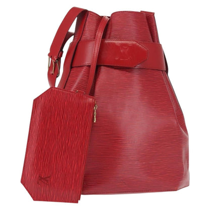 Louis Vuitton Vintage Sac d'Epaule Handbag Epi Leather, RED, LEATHER, Shoulder bag