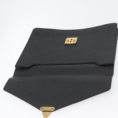 Louis Vuitton Porte-Documents Senateur Bag Epi Leather, BLACK, LEATHER, Briefcase