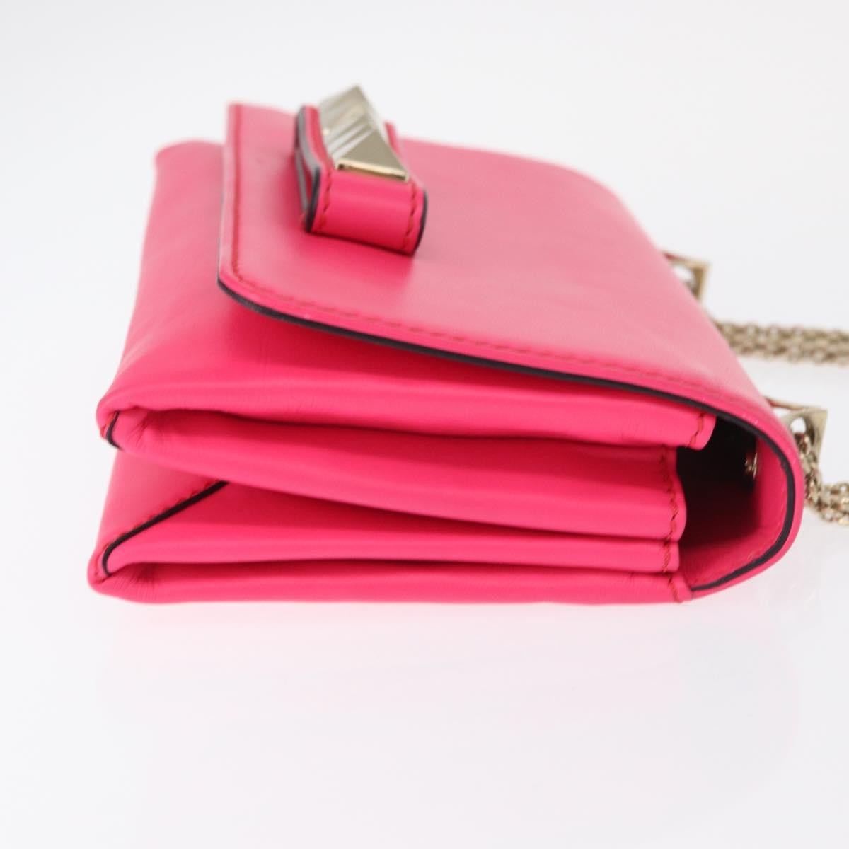 Valentino Garavani Va Va Voom Clutch Leather, Pink, Leather, Shoulder Bag