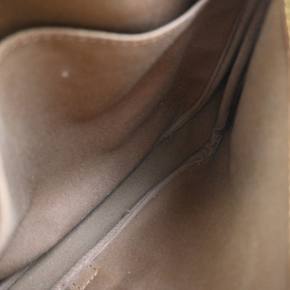 Louis Vuitton Saumur Handbag Monogram Canvas, BROWN, CANVAS, Shoulder bag