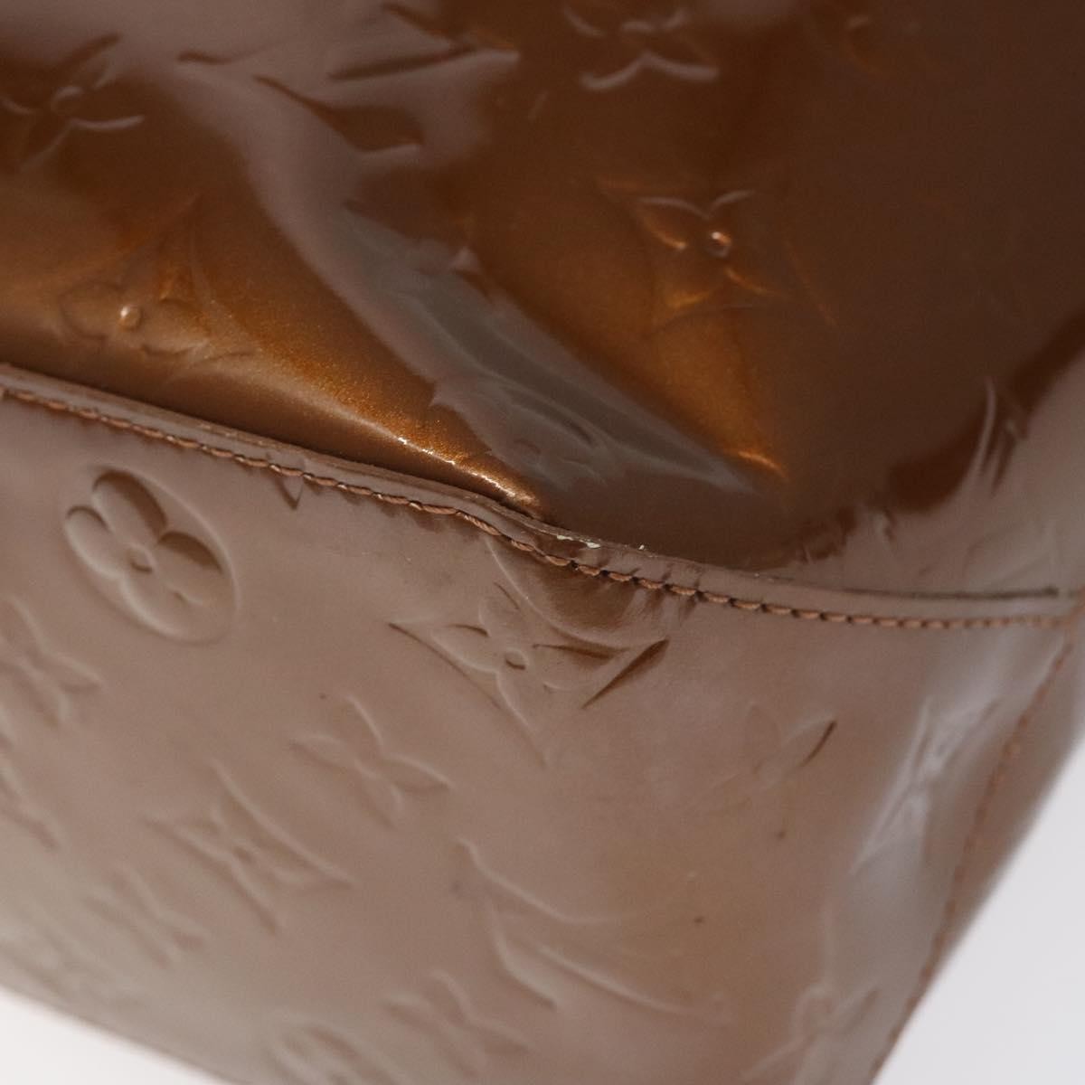 Louis Vuitton Reade Handbag Monogram Vernis, Brown, Patent Leather, Handbag