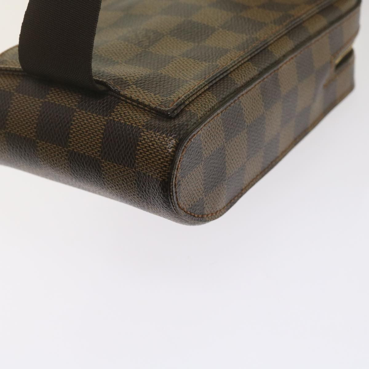 Louis Vuitton Geronimos Waist Bag Damier, BROWN, CANVAS, Travel bag