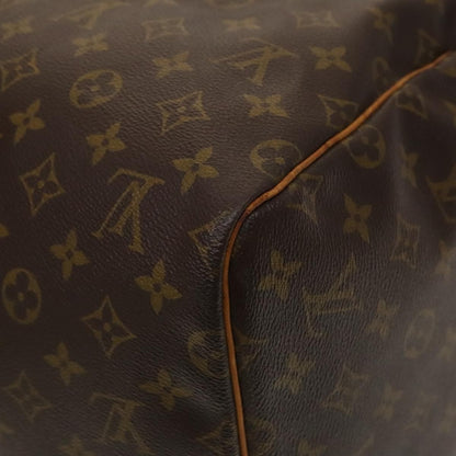 Louis Vuitton Keepall Bag Monogram Canvas, BROWN, CANVAS, Travel bag