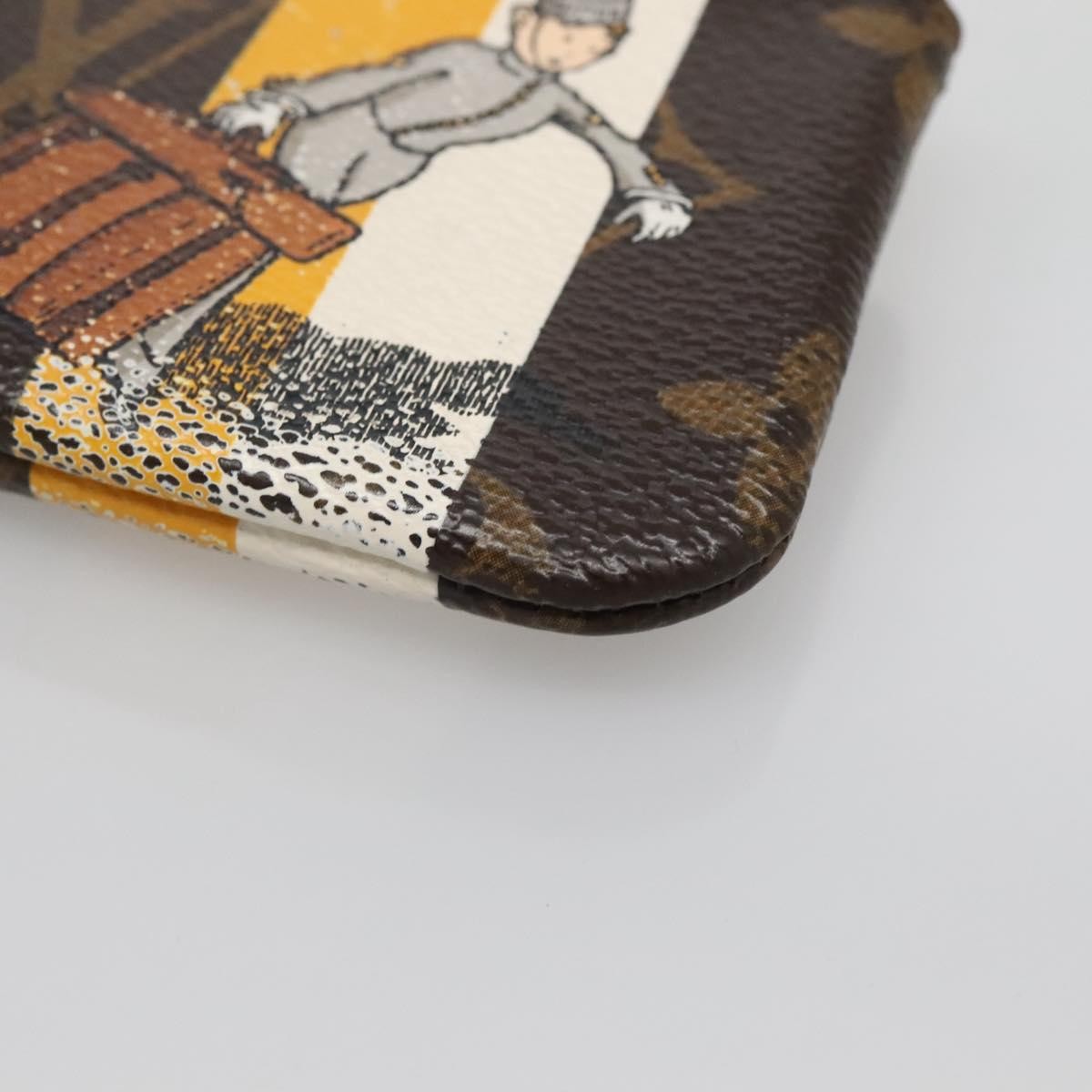 Louis Vuitton Pochette Clés Monogram Empreinte, BROWN, CANVAS, Wallets