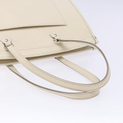 Louis Vuitton Madeleine Handbag Epi Leather, WHITE, LEATHER, Handbag