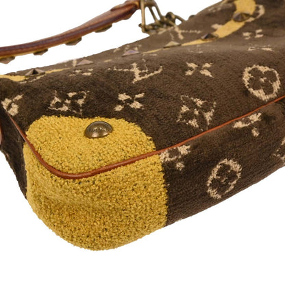Louis Vuitton Trompe L'Oeil Pochette Monogram Velvet, BROWN, VELVET, Clutche & pouche