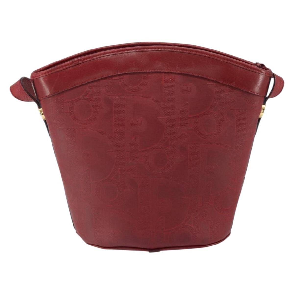 Christian Dior Trotter shoulder bag Canvas, RED, PVC, Shoulder bag