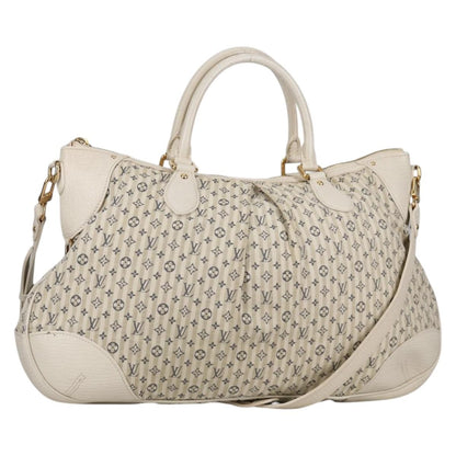Louis Vuitton Marina Handbag Mini Lin Croisette, BEIGE, CANVAS, Handbag