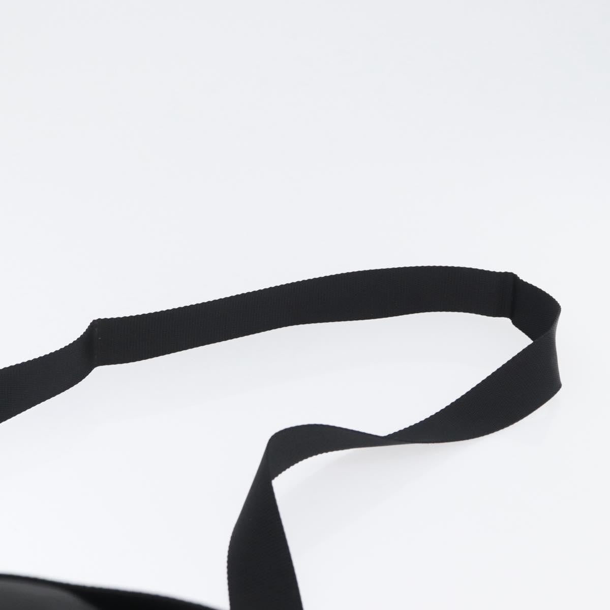 Prada Buckle Messenger Bag Tessuto, Black, Nylon, Shoulder Bag