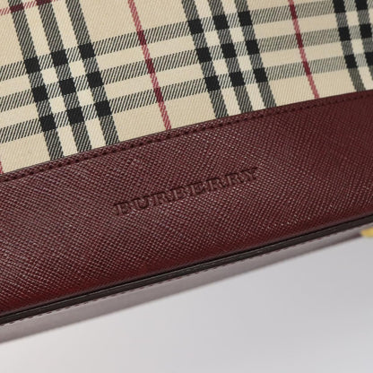 Burberry Nova Check Tote Canvas and Leather, BEIGE, CANVAS, Tote bag