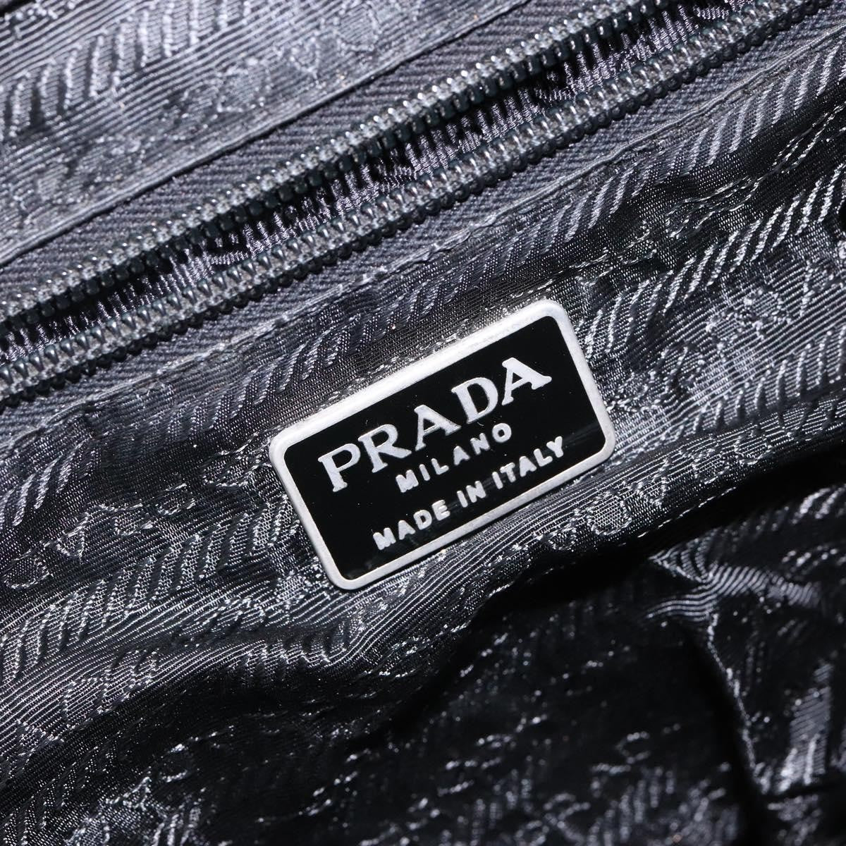 Prada cabas tessuto nylon, Black, Nylon, Handbag
