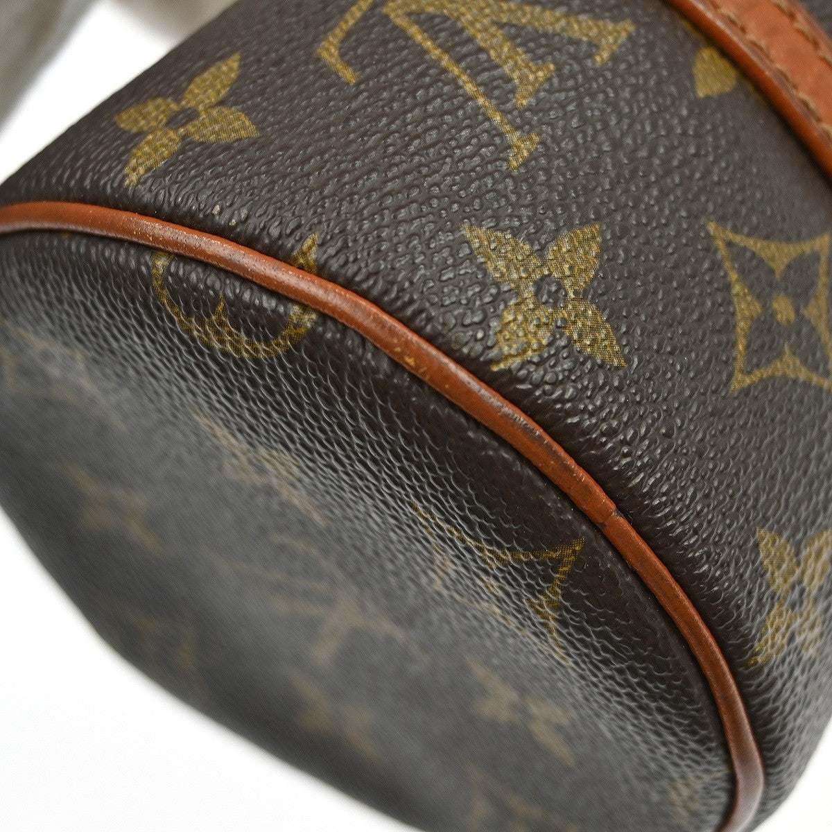 Louis Vuitton Papillon Handbag Monogram Canvas, Brown, Canvas, Handbag