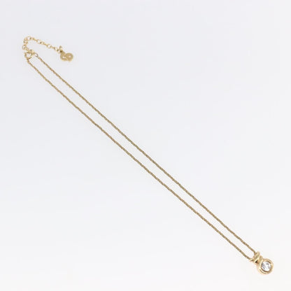 Christian Dior CD Pendant Necklace Metal, GOLD, METAL, Necklace