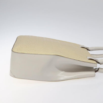 Salvatore Ferragamo Gancini Shoulder Bag Leather, BEIGE, LEATHER, Shoulder bag