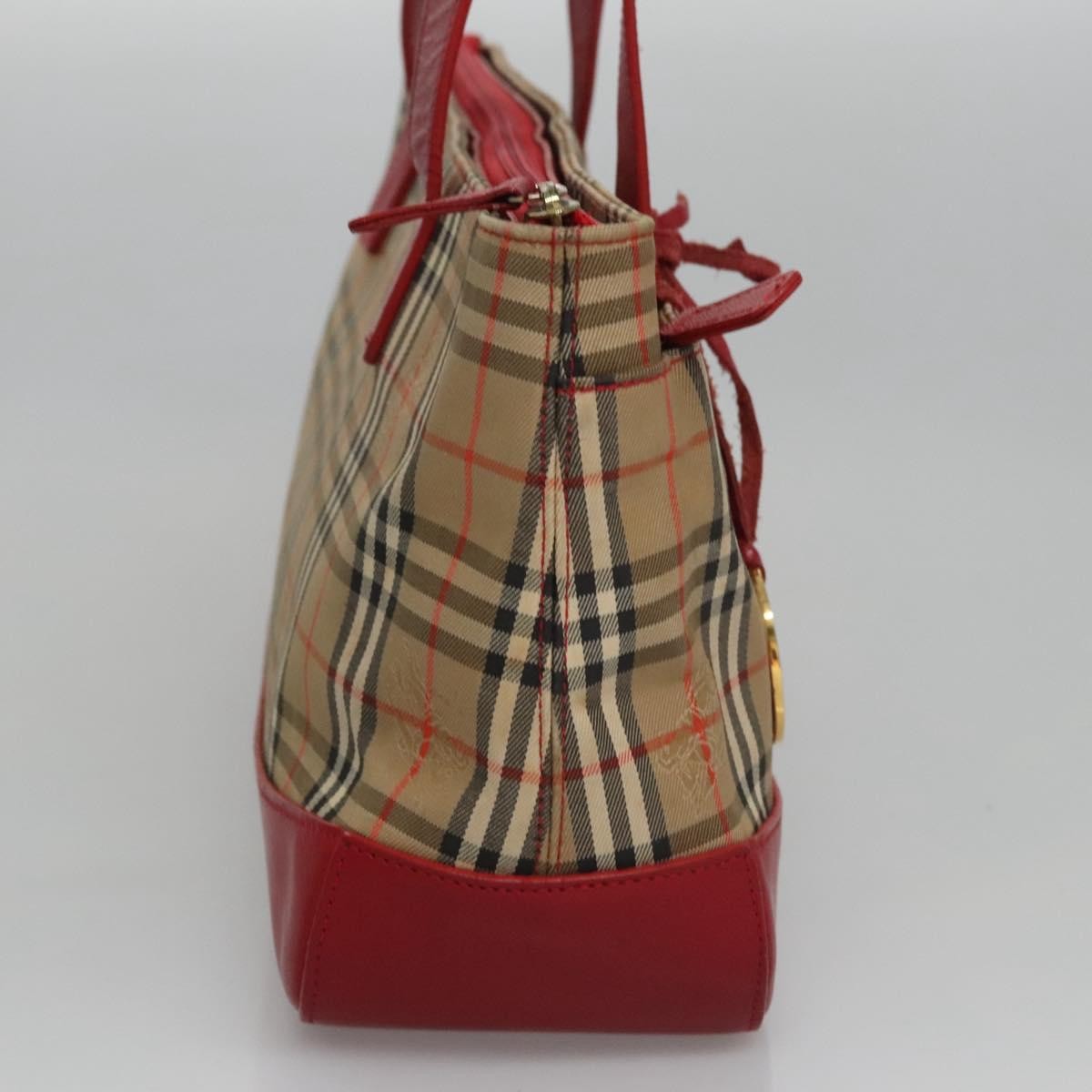 Burberry Nova Check Handbag Nova Check Canvas, BEIGE, CANVAS, Handbag